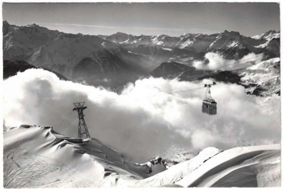 Cartoline postali: Verbier - Luftseilbahn Attelas – Usato da Binningen venduto da Mountainrider