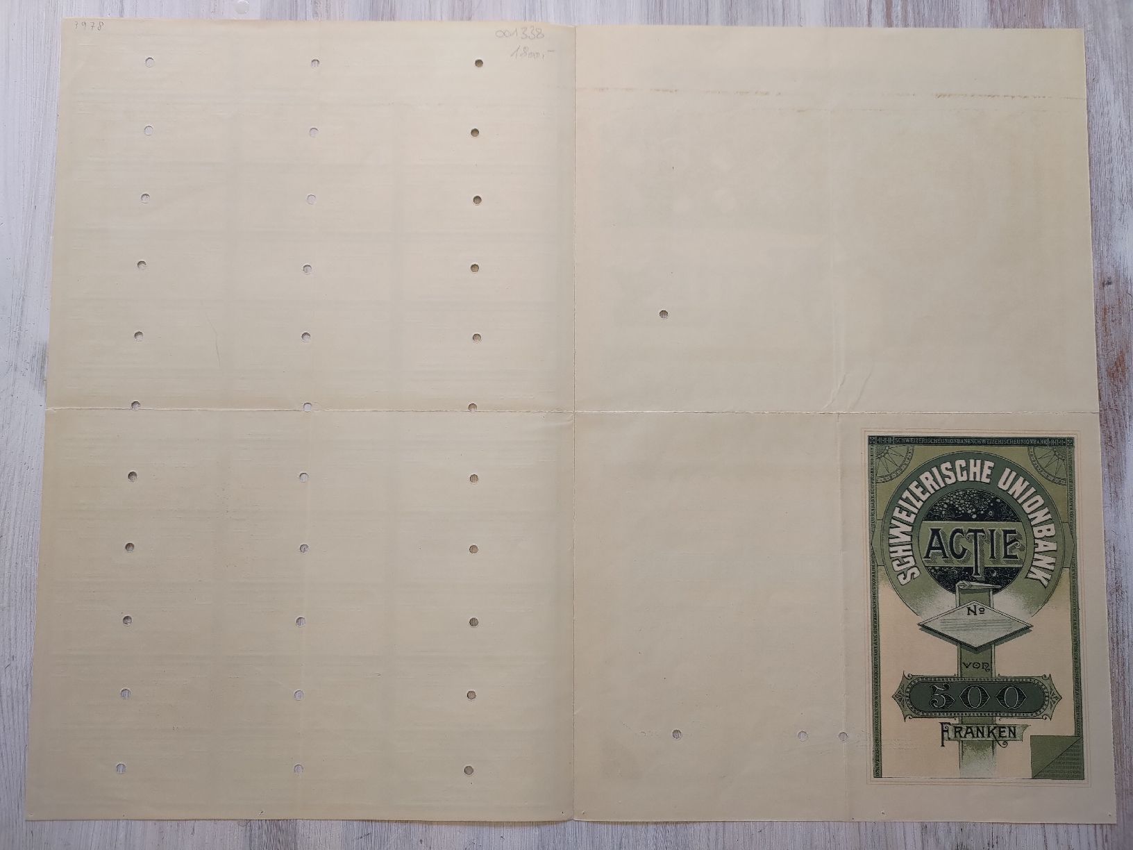 Documenti: Schweizerische Unionbank Historisches Wertpapier – Usato da Egg b. Zürich venduto da cactussianer 1