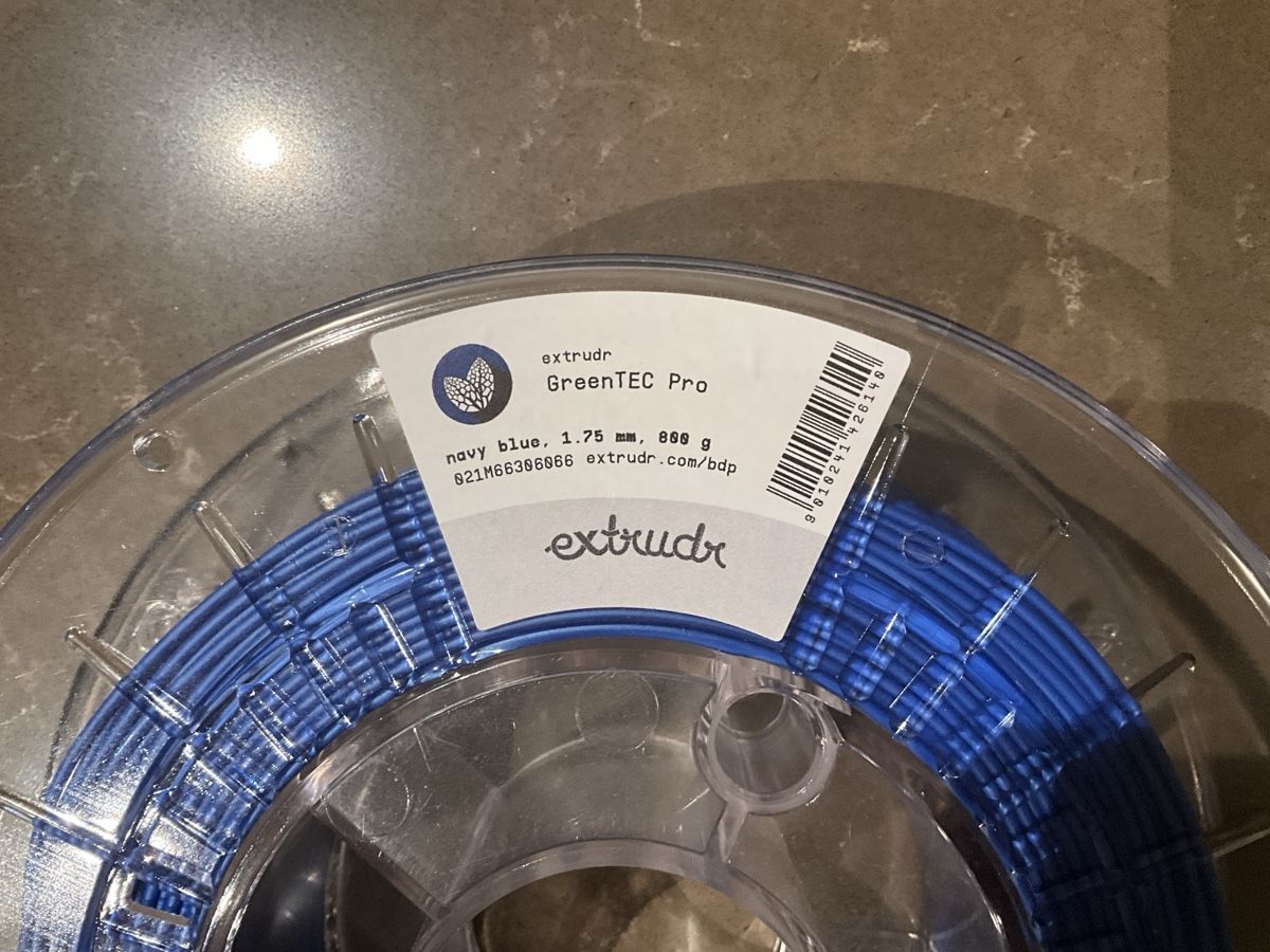 Stampanti 3D: Extrudr GreenTEC Pro Navy Blue, 3D Drucker Filament – Usato da Siebnen venduto da BenutzerRicardo 1