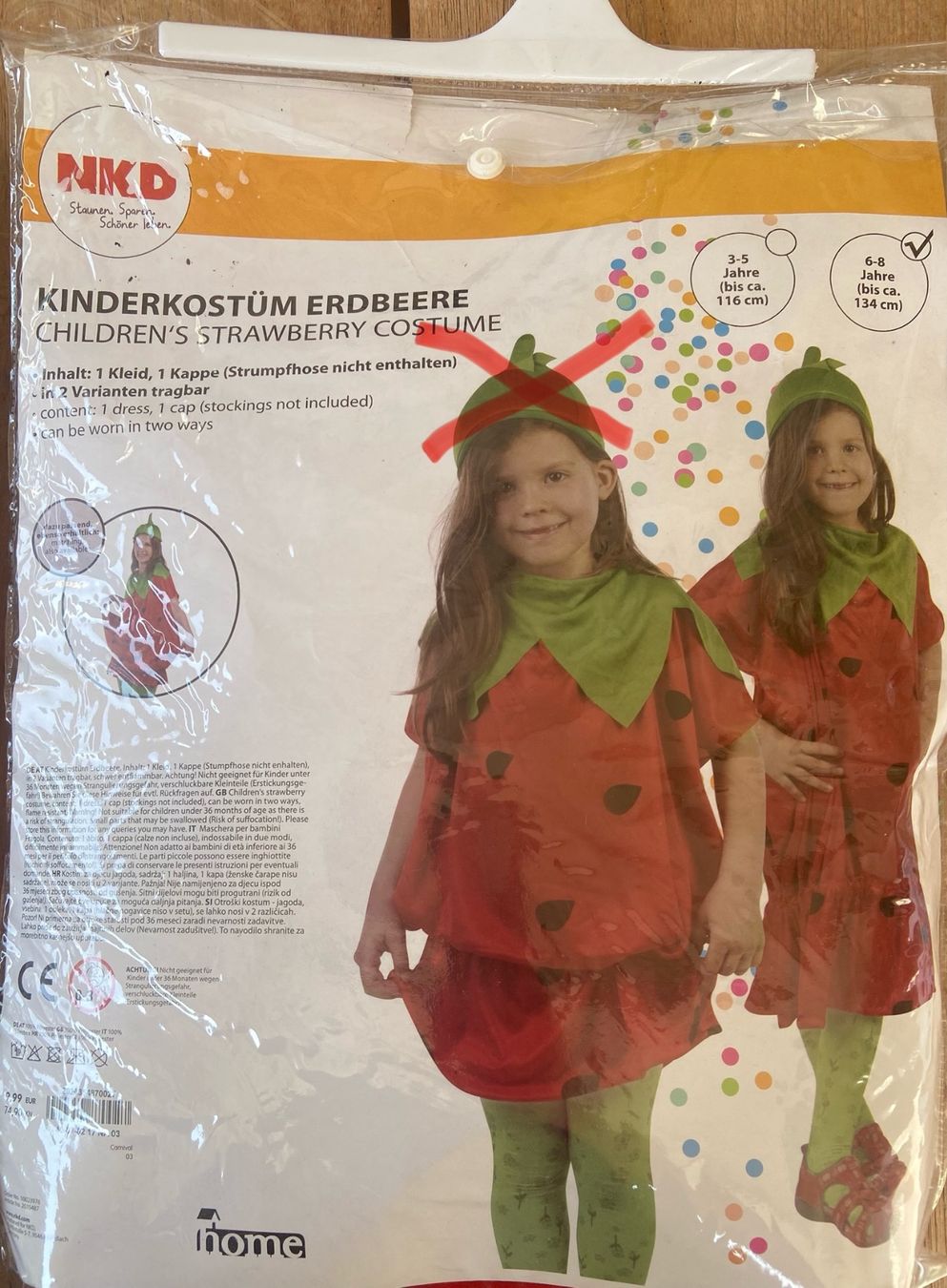 Costumes: 2x Fasnachtskostüme Erdbeere – D'occasion à Widnau par ama_7xzk 2