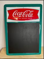 Coca-Cola Reklametafel mit Kreidetafel