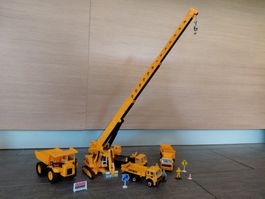 Set de véhicules de chantier avec accessoires