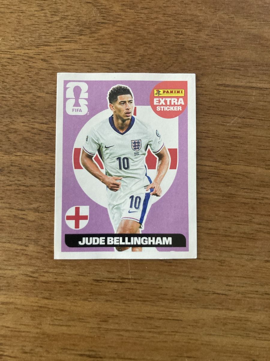 Panini Sammelbilder & Trading cards: Pinkiger Extra Sticker Jude Bellingham – Neu (gemäss Beschreibung) aus Ruswil von Ebwidi