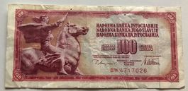 Jugoslawien 100 Dinara 1978