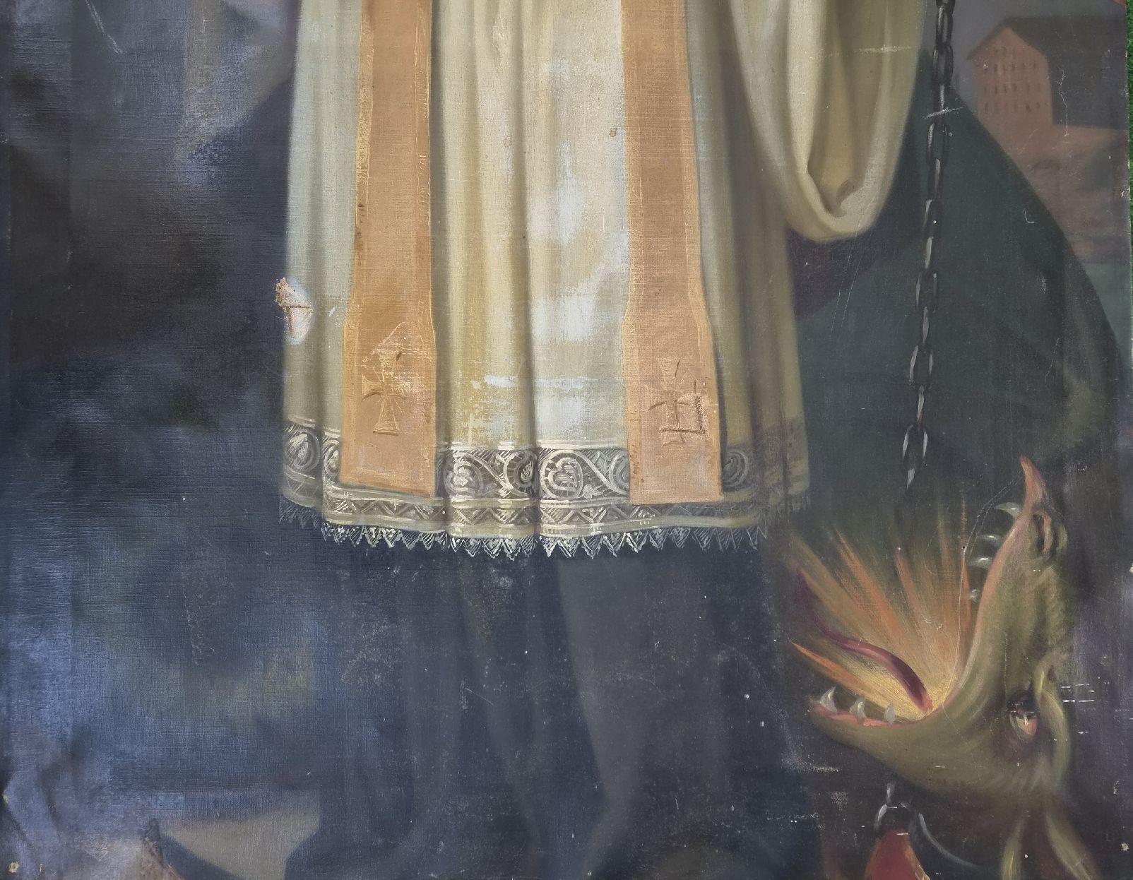 Dipinti: Tableau religieux ancien – Difettoso da Farvagny-le-Grand venduto da CollectibleWatches 2
