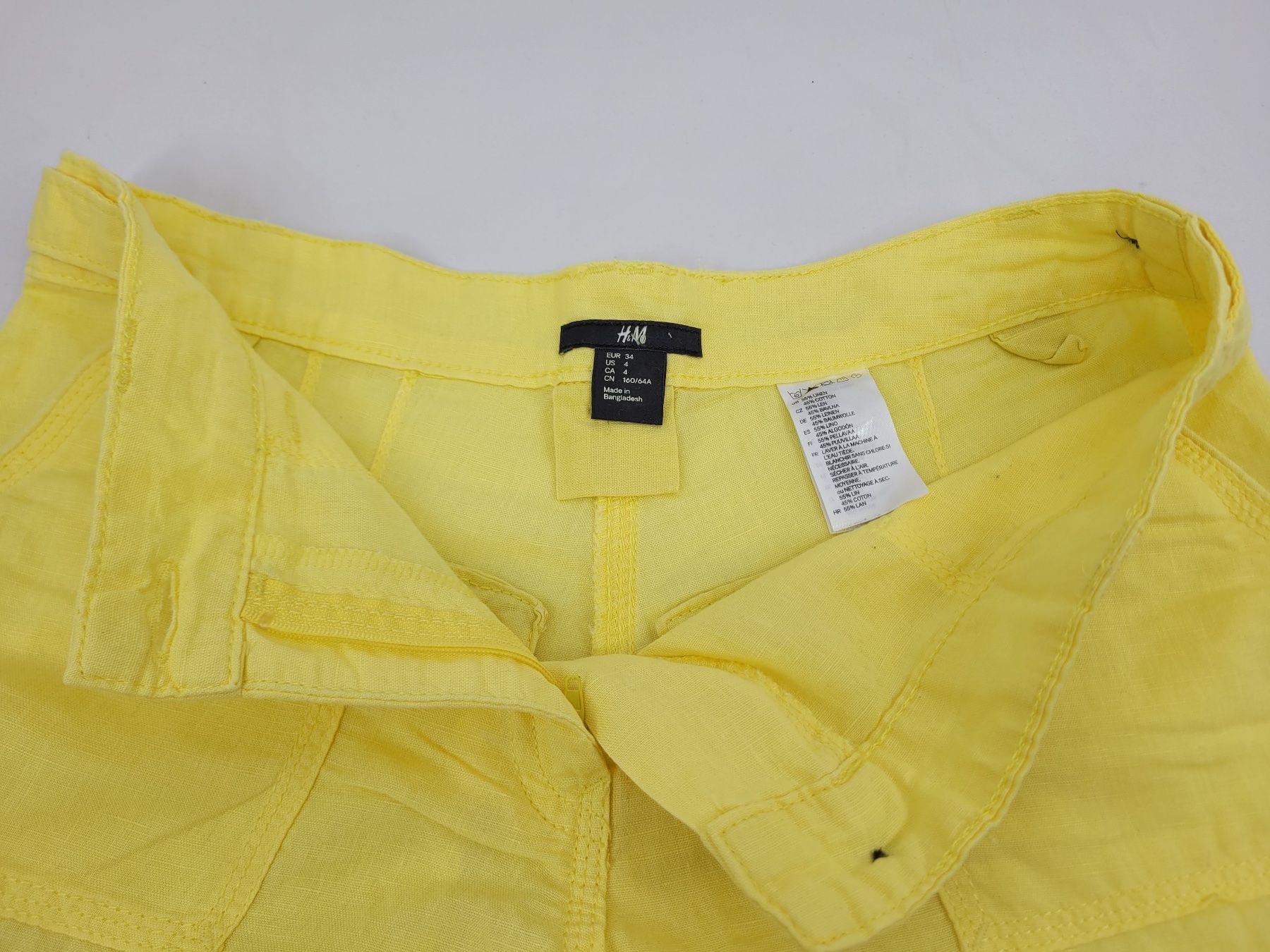 H&M Pantaloni: H&M Short jaune – Usato da Lausanne venduto da PlusValue_Lausanne 2