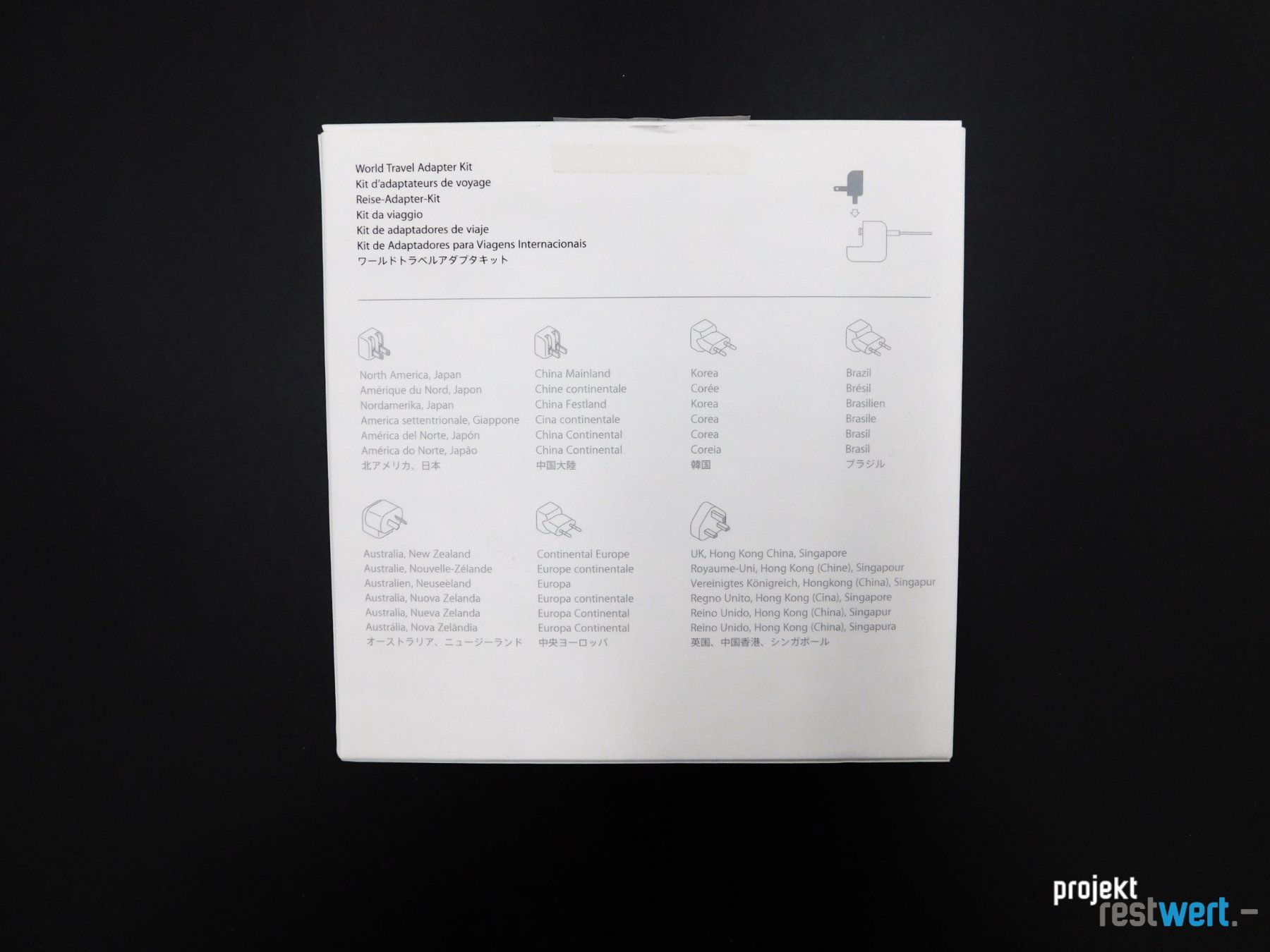 Apple Unità & Adattatore: World Travel Adapter Kit von APPLE – Nuovo (secondo la descrizione) da Bülach venduto da restwert_buelach 4