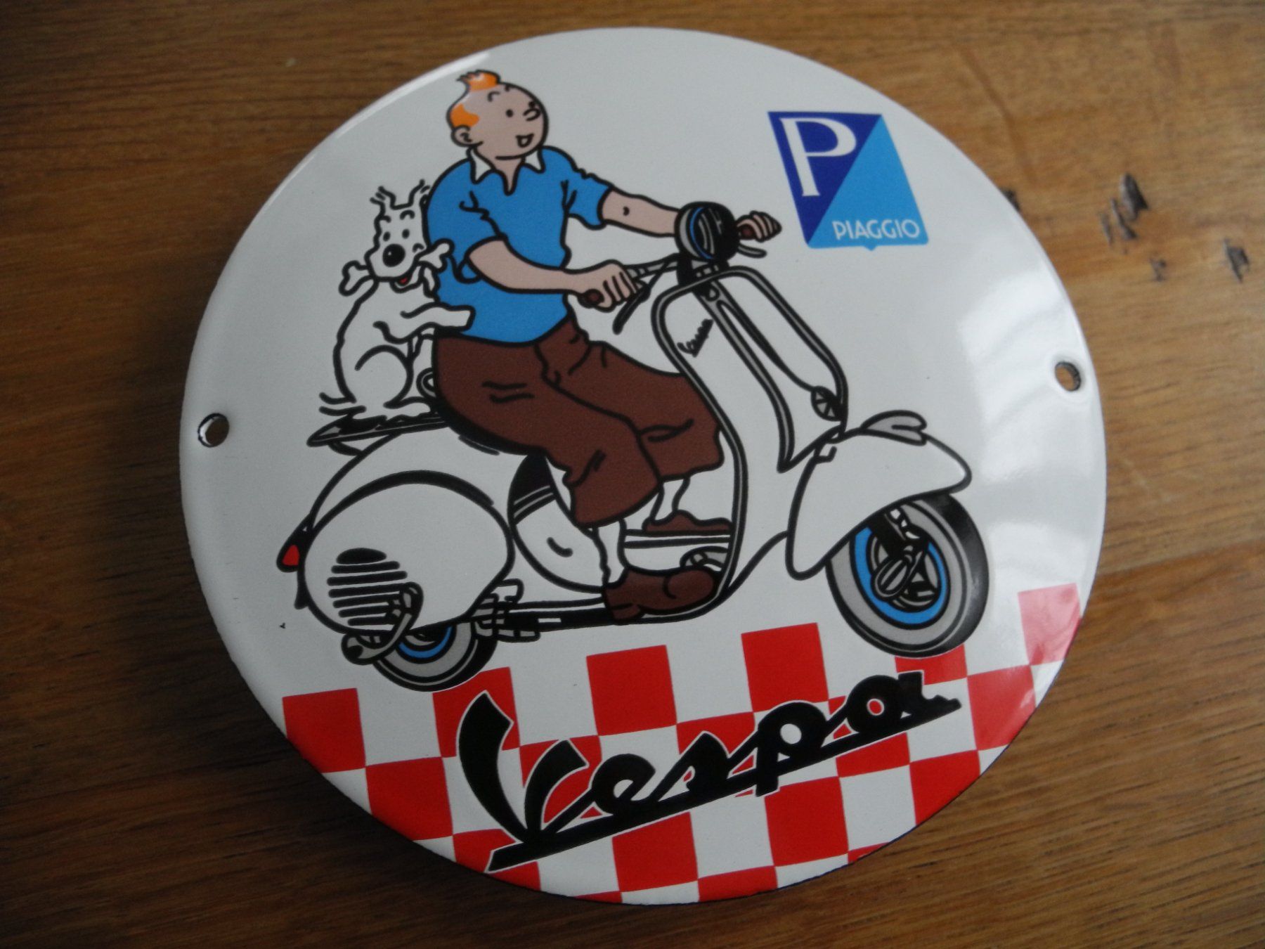 Vespa Ecriteaux: VESPA EMAILSCHILD – Neuf (Voir description) à Reinach AG par Huckleberrysix 1