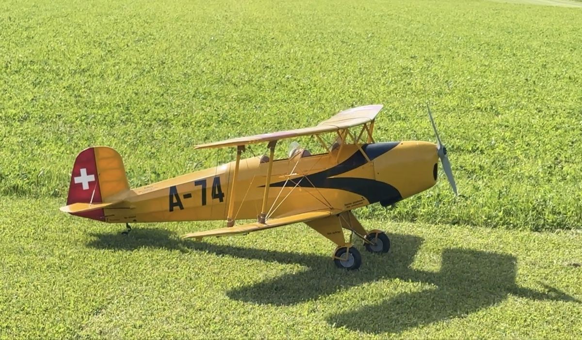 Modellismo RC: Bücker Jungmann 1:2,8 Benja – Nuovo (secondo la descrizione) da Diessbach b. Büren venduto da babs92