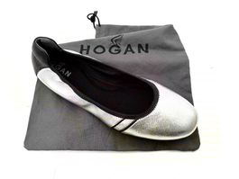 Hogan Ballerina Silberlook 39 ungebraucht
