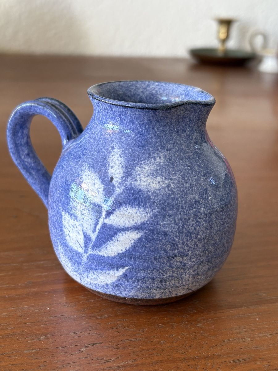 Caraffe: Kännchen Keramik blau Handarbeit Englisch Brighton – Usato da Suhr venduto da an-na. 4