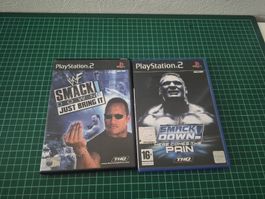 WWE Smackdown PS2 Bundle - Just Bring It & Here Comes pain 