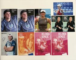 Autogrammsammlung Tennis CH (10x Original signiert)