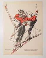 Neue Fundschätze Lithografie v Schoenenberger f Nebelspalter