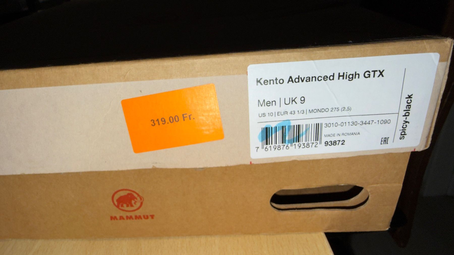 Mammut Scarpe da uomo: Bergstiefel Mammut neue – Nuovo e nell'imballaggio originale da Winterthur venduto da cDE97 7