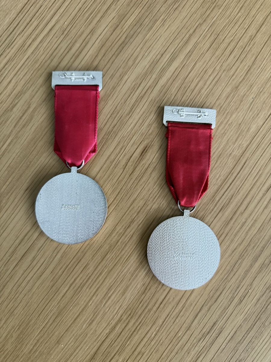 Medaillen: Médaille de tir, 1982/83 – Gebraucht aus Biel/Bienne von Seelandais_ 1