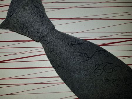 KRIZIA Cravate en soie et viscose / Seide + viscose Krawatte