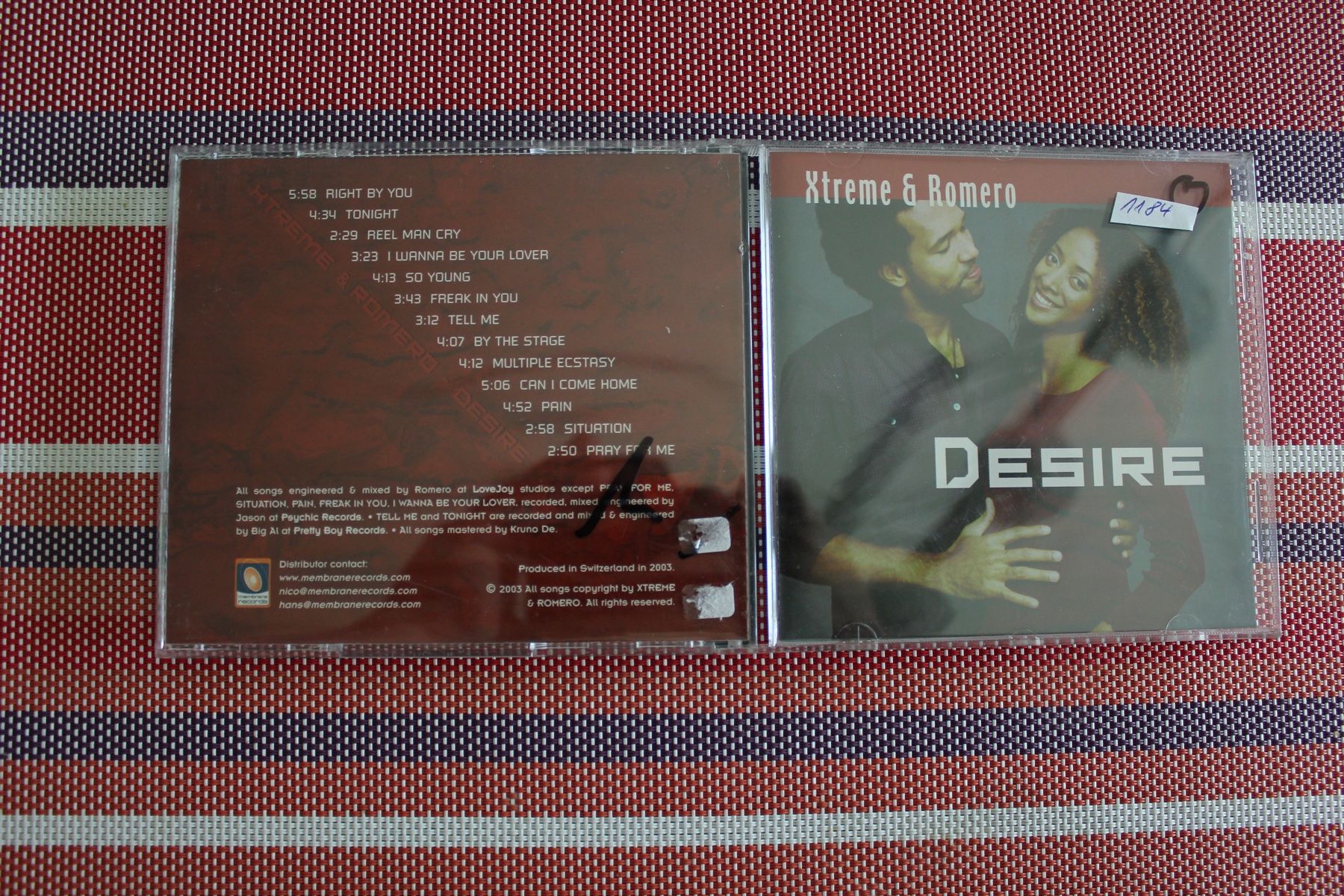 CD: Desire Xtreme & Romero CD – Usato da Geroldswil venduto da CD-Verkauf-2022
