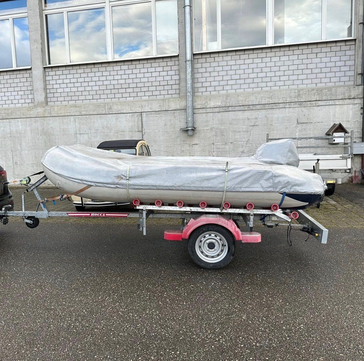 Mercury Barche: Schlauchboot Honwave mit Sonnendach und Motor – Usato da Halten venduto da FaRo_84 6
