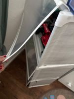 Mehrzweckbehälter mit 3 Fächern, grau, neuwertig