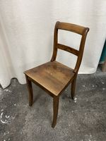 Antiker Nussbaum Stuhl, Biedermeier