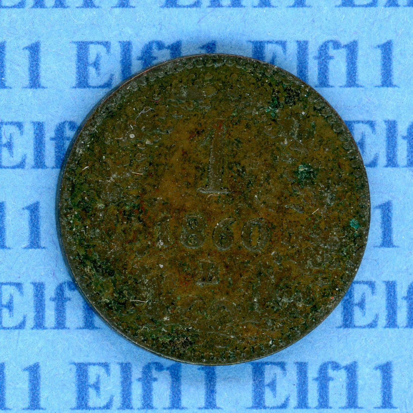 Tutti le monete: ATG___0.01 1860B ss 1 Kreuzer – Usato da Widnau venduto da Elf11