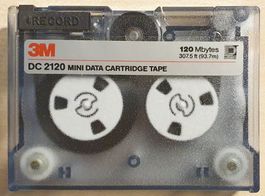 DC 2120  Mini Data Cartridge Tape von 3M
