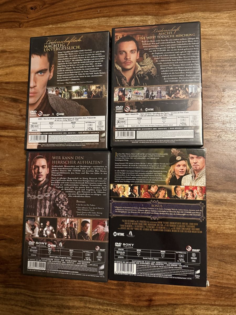 Tutti i DVDs: Die Tudors komplette Serie – Usato da Schaffhausen venduto da Annafeil 1