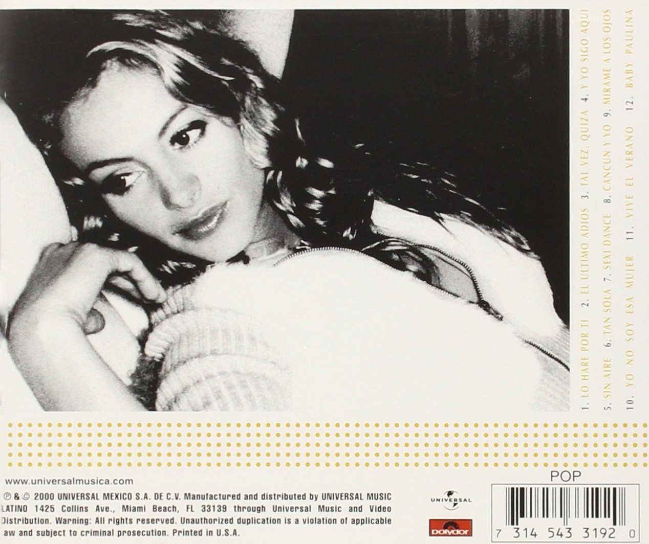 CDs: CD  Paulina Rubio – Gebraucht aus Heimberg von Rockenrol 1