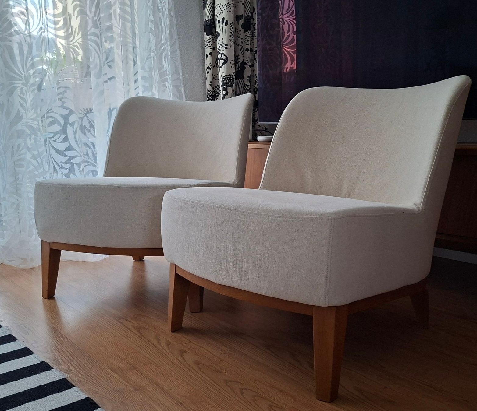 Ikea Poltrone: Ikea Stockholm 2 Sessel - heller Bezug – Usato da Rotkreuz venduto da Zug61
