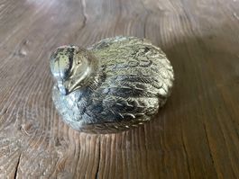 Art Deco Antike Taube Schale Silber 226 Gramm