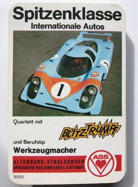 Giochi: Quartett Spitzenklasse internationale Autos – Usato da Zürich venduto da gigimai67
