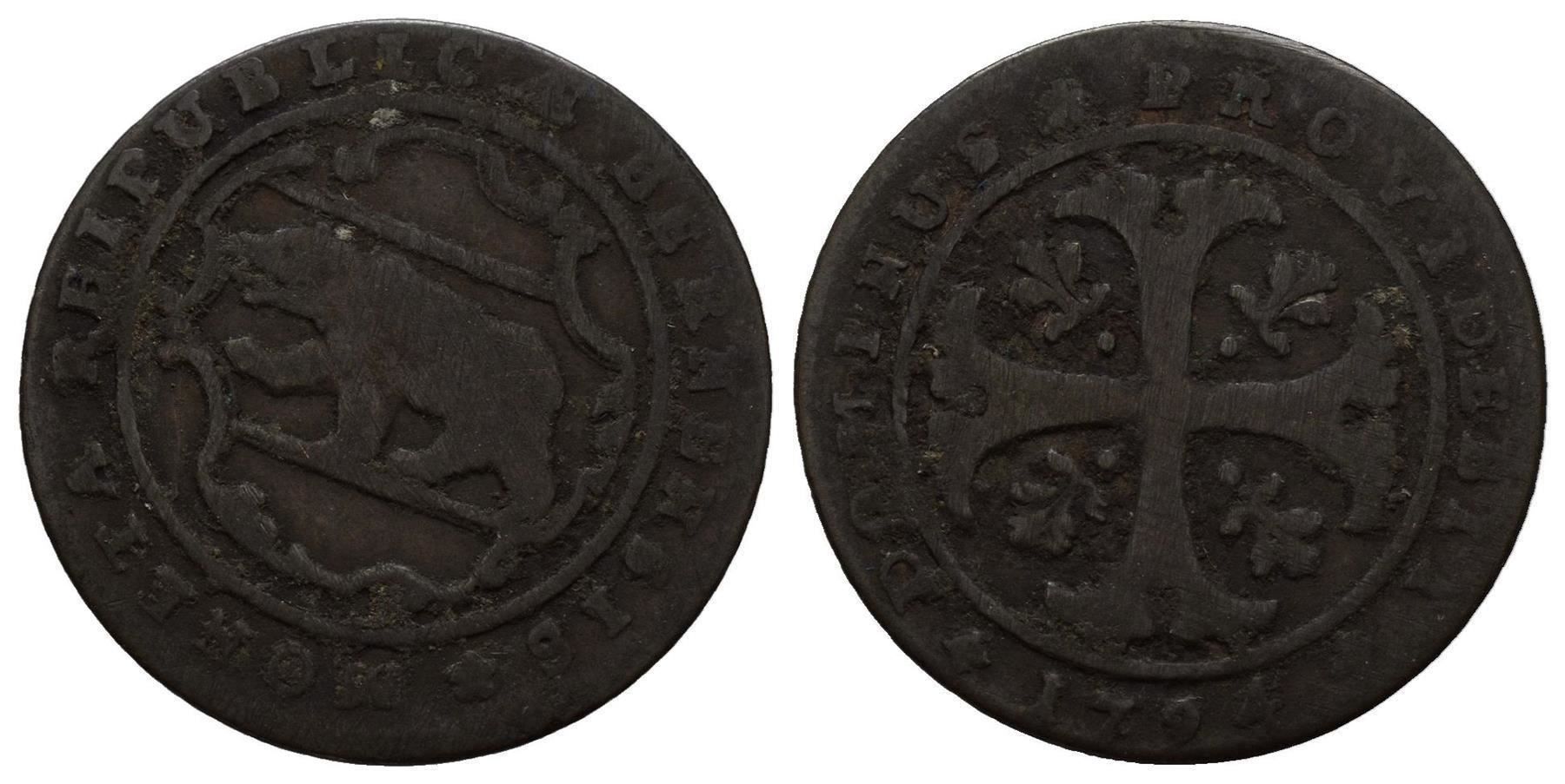 Toutes les monnaies: Bern Halbbatzen 1794  /3525 – D'occasion à Trimbach par Solothurn1