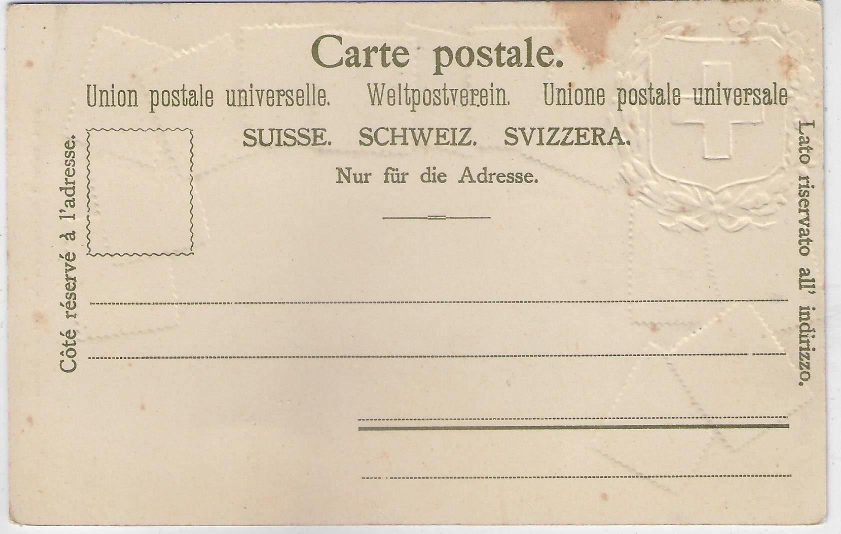 Cartoline postali: Amriswil - Dorfplatz - Präge-Litho – Usato da Ettingen venduto da Kartenplanet 1