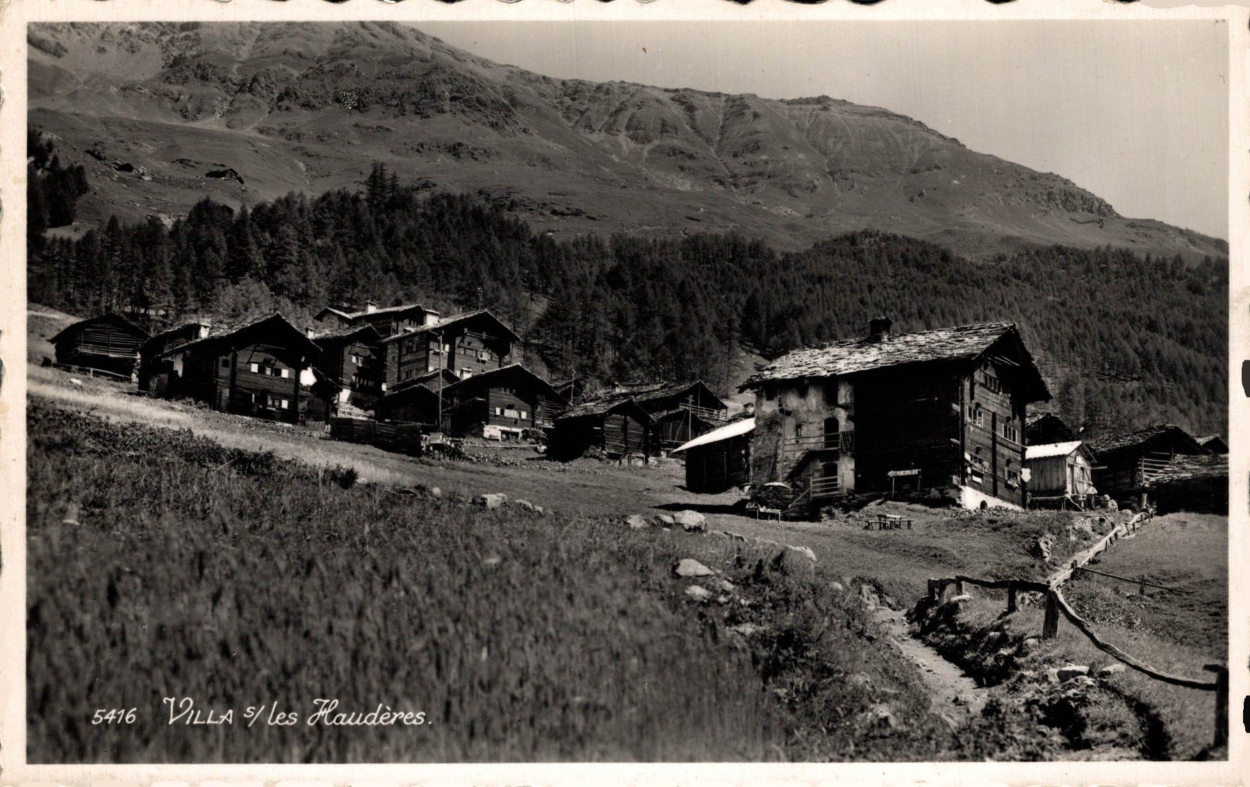Cartoline postali: Villa s/les Haudères – Usato da Bronschhofen venduto da Astore