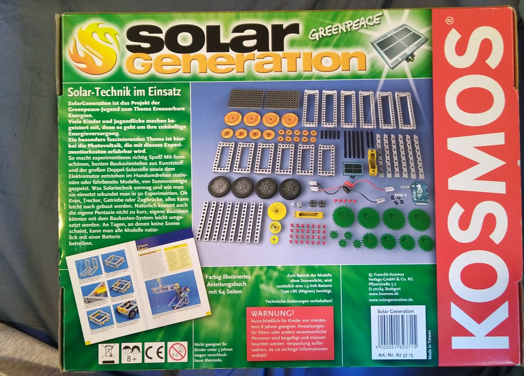 Jeux de construction: Kosmos Solar Generation Experiment Kit Solar Technology – D'occasion à Chur par zal_8z5w 1