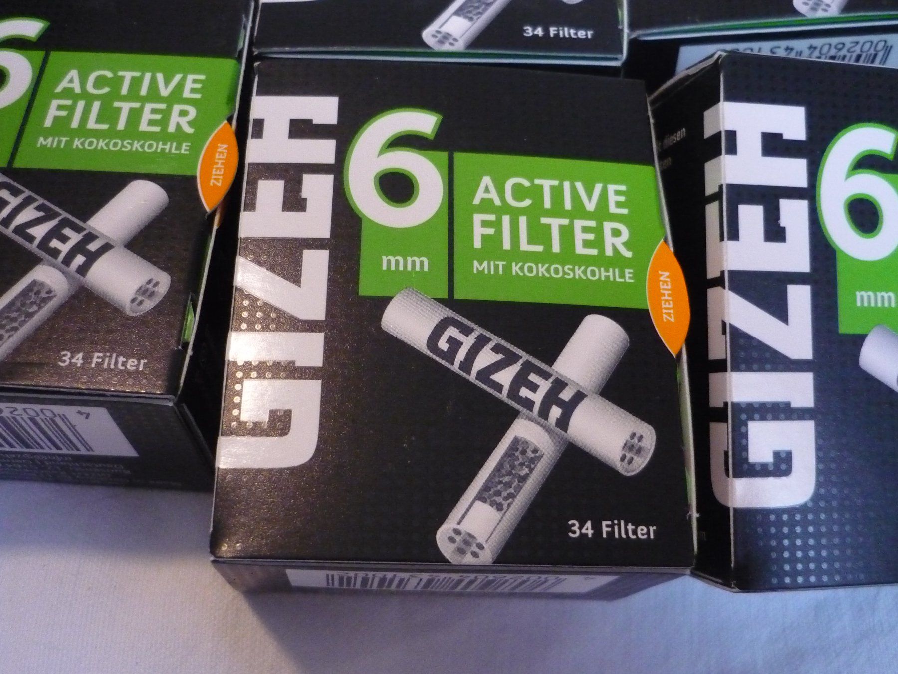 Altri Prodotti per fumatori: 10 Pack a 34 Filter Raucher 6mm Gizeh active Kokos – Nuovo e nell'imballaggio originale da Beringen venduto da Flatretriever 1