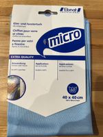 Microfaser Glas- und Fenstertuch Ebnat, neu!