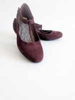 Eleganti scarpe Camper bordeaux in camoscio, taglia 38
