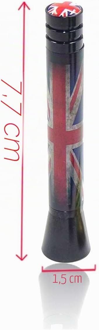 Radiocomunicazione: Antenna auto design Union Jack NUOVA per Mini Cooper – Nuovo e nell'imballaggio originale da Intragna venduto da Dekino 3