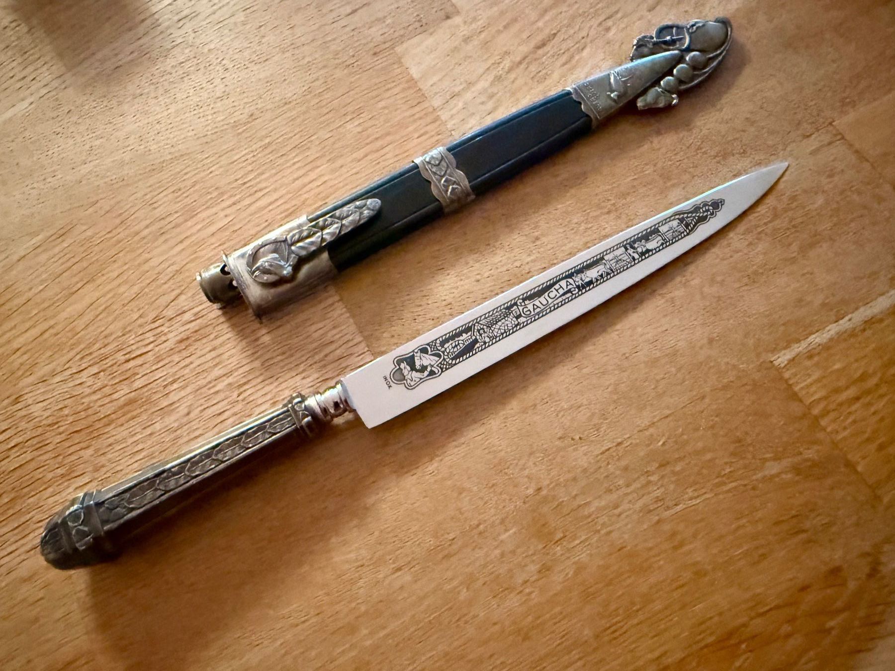 Zubehör: Messer "Gaucha" Jagdmesser Trachtenmesser – Neu (gemäss Beschreibung) aus Goldach von Donpancho