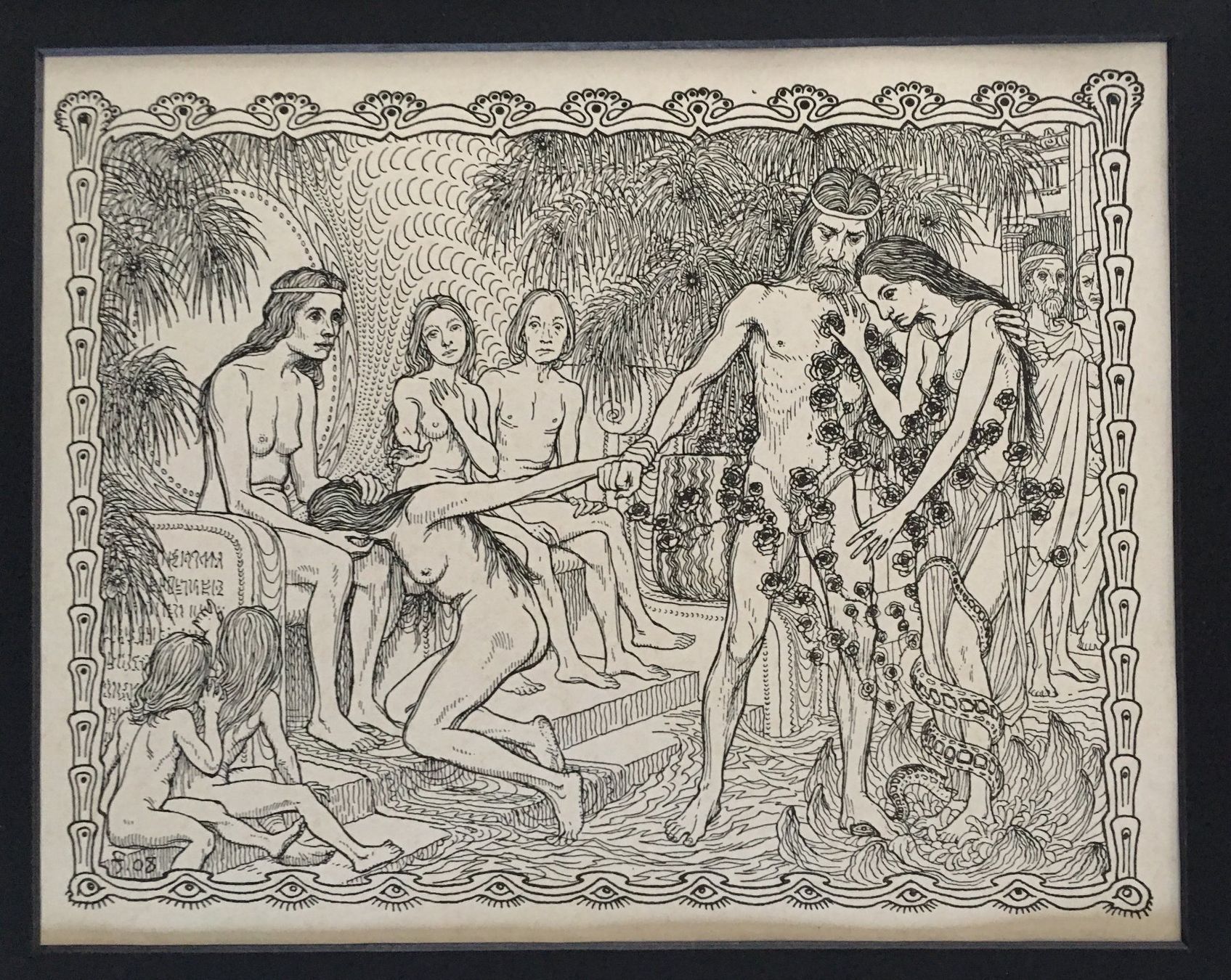Grafica & Litografie: FIDUS     "Durch die Zauberwelt"     Strichätzung – Usato da Nennigkofen venduto da juhit 3