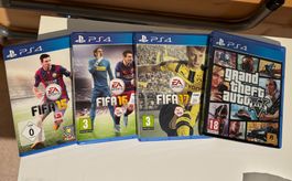 4 PS4 Titel en bloc