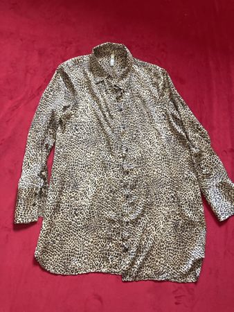 Zara Bluse, Grösse L, Leopardenmuster - Trend Herbst 🐆
