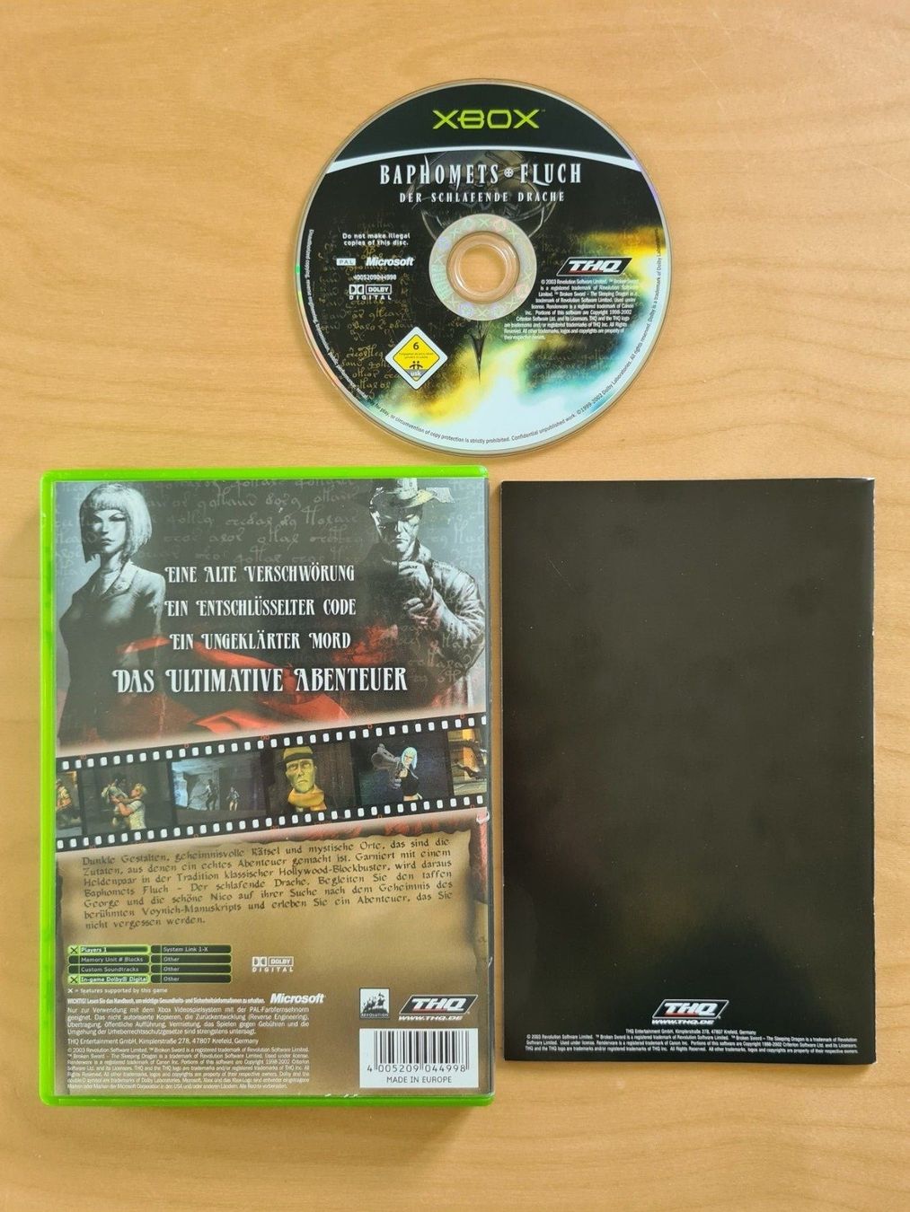 Giochi: Baphomets Fluch Der schlafende Drache (Xbox) – Usato da Oberwil BL venduto da Spieltopia 1