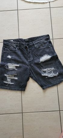 Jack & Jones Jeans Shorts, Grau, Grösse L, Top Zustand!