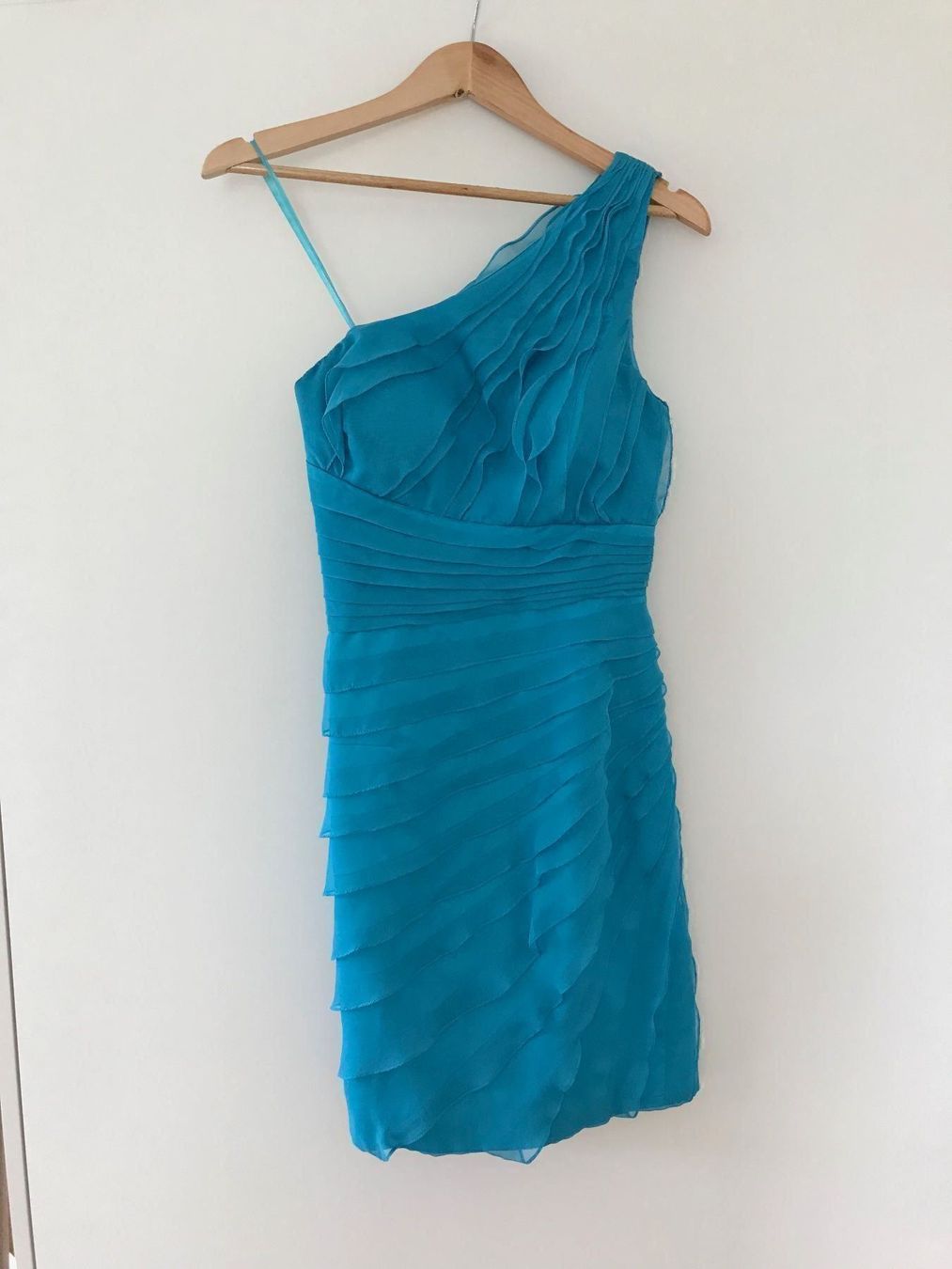 Kleider: Cocktailkleid türkies mit Stola – Gebraucht aus Dietikon von pharus