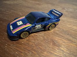 Hot Wheels Porsche 935 blau Nummer 35