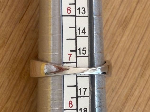 Anelli: Luxus Elegante Gr.17,5 / 7,5 Ring Solitär  Farbe Silber – Nuovo (secondo la descrizione) da Biel-Bienne venduto da Roserosse13 5