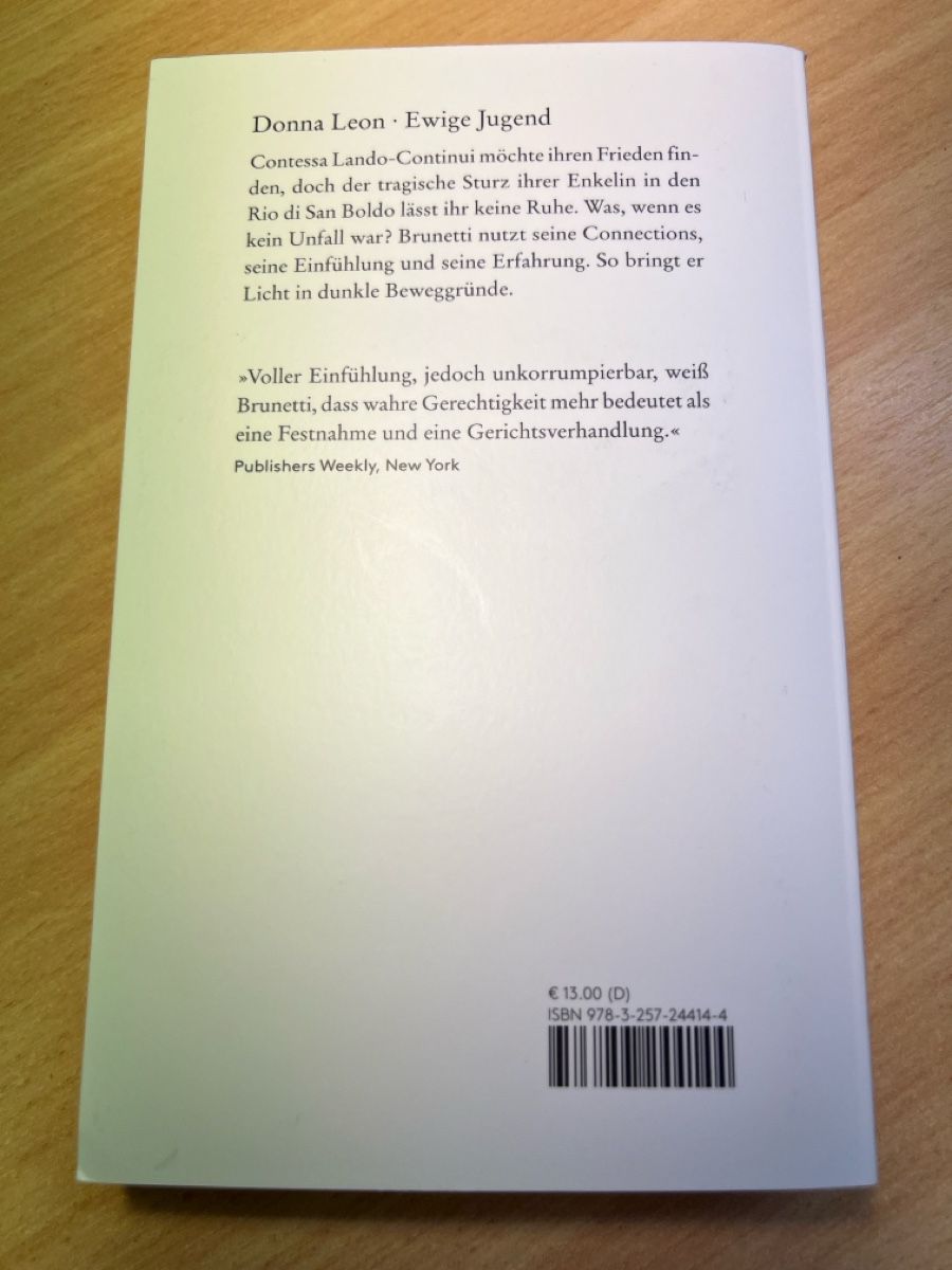 Libri: Donna Leon, Brunettis 23 - 25 - 30 Fall – Usato da Münchenbuchsee venduto da Dreamaction67 3